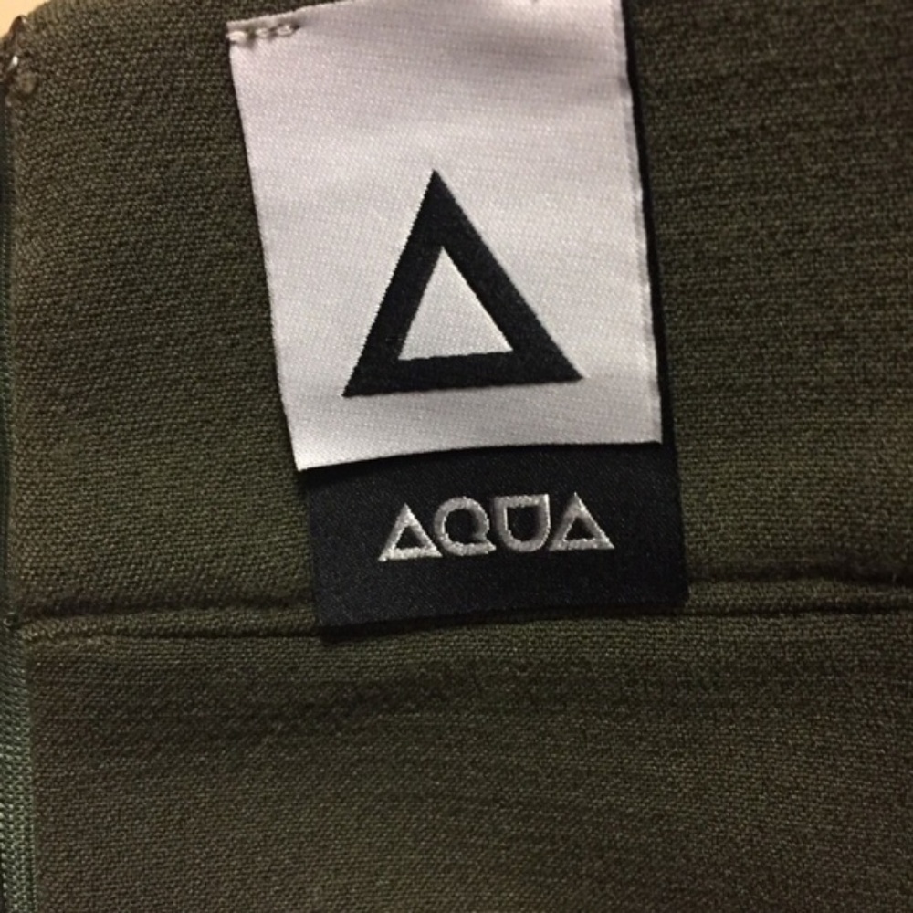 AQ AQ sz US 4 HELENA SKIRT Olive Green Bow - Picture 5 of 8